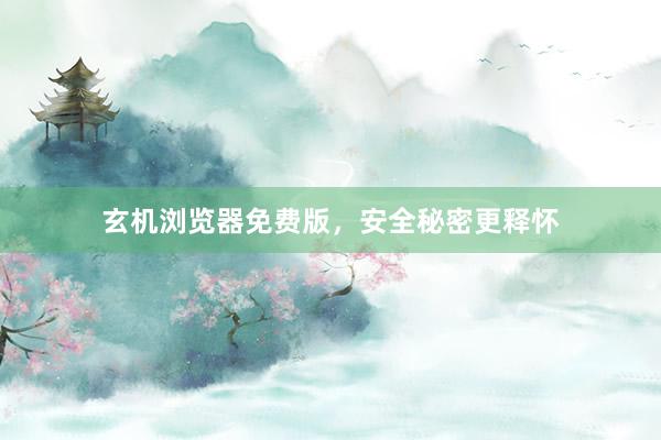 玄机浏览器免费版，安全秘密更释怀
